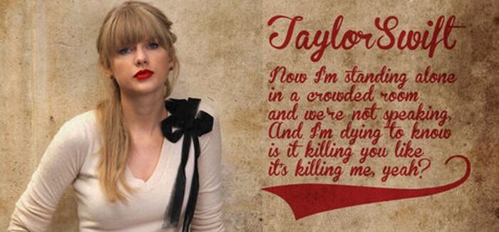 ~๑๑.5 Lagu Patah Hati Ala Taylor Swift.๑๑~