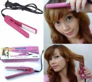 catok mini haidi catokan rambut mini bisa lurus dan curly