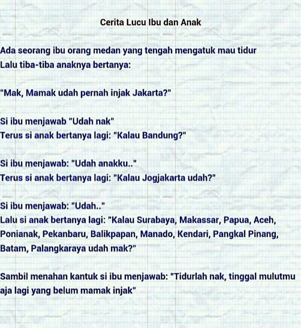 cerita ibu dan anak