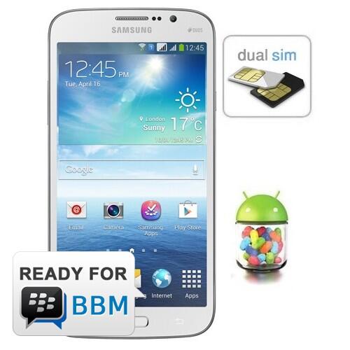 Samsung Galaxy Mega 5.8 inch - Black & White