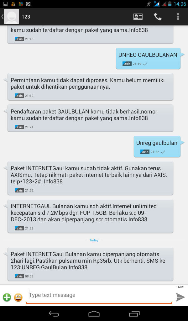 Saya Kecewa Dengan Axis