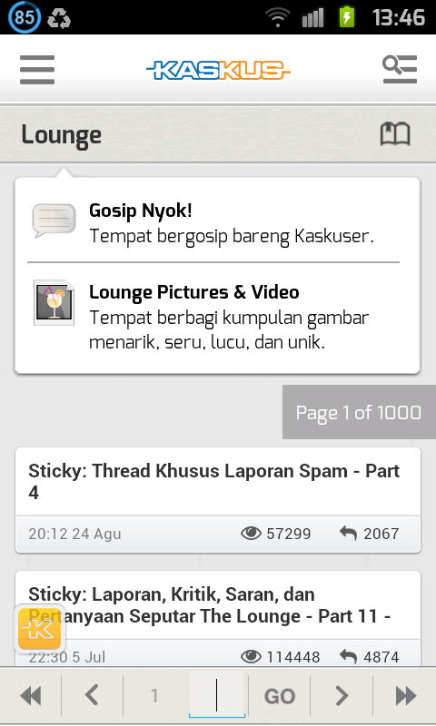 upgrade Kaskus for Android gan!!!