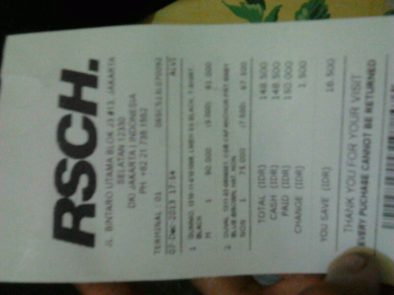 wts : kaos RSCH new bgt baru beli kebesaran