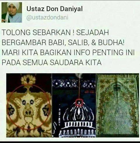 Hati-Hati Jika Agan Membeli Sejadah Baru &#91;Yang Peduli Islam Masuk&#93; No SARA!