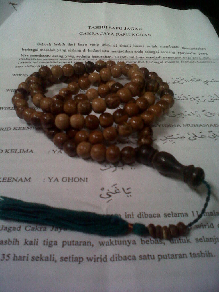 JUAL TASBIH SAPU JAGAD CAKRA JAYA PAMUNGKAS
