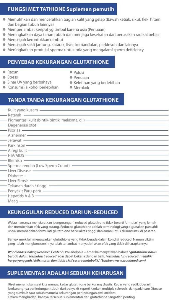 MET TATHIONE, Rahasia kulit Putih & Cantik para Artis & Pejabat ~^__^~ Recommended!