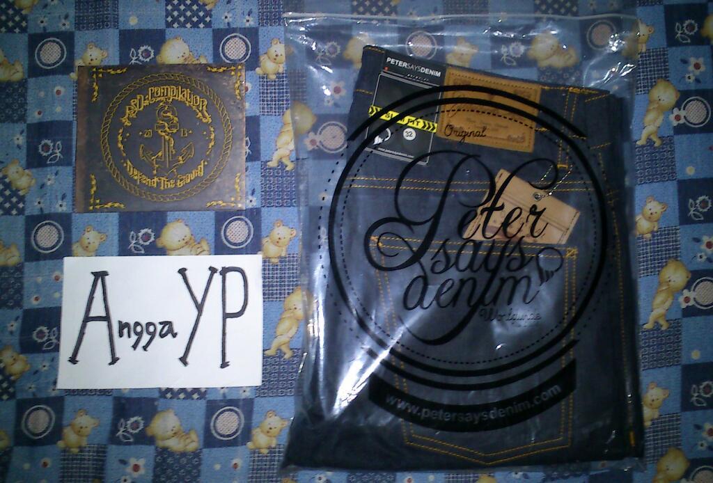 Long Pants PETER SAYS DENIM "Trust" size 32 100% BNWT