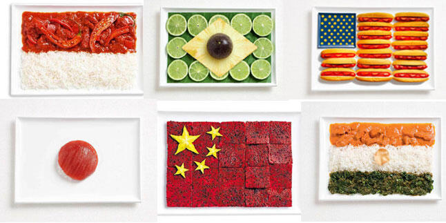 Bendera Negara Ini Terbuat Dari Makanan Khasnya :matabelo