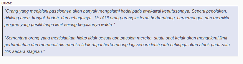 PASSION BERAWAL DARI HOBI ??? MASUK DULU GAN MANTAP