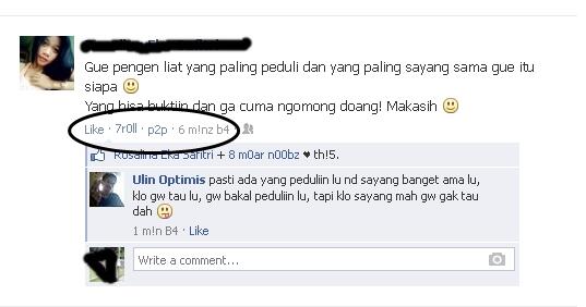 Bahasa baru di jejaring sosial Faceb**k