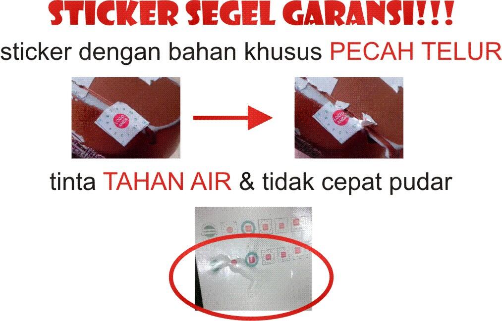 Stiker Segel Garansi