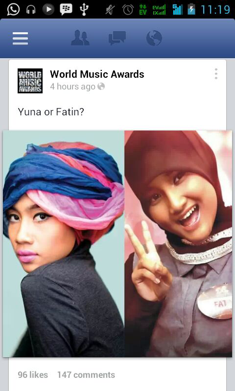 pilih mana yuna apa fatin