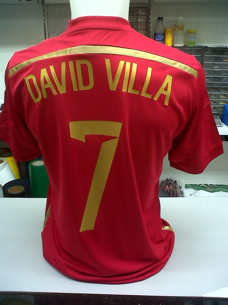 TIMNAS SPANYOL HOME,AWAY PIALA DUNIA 2014 BRAZIL,GRADE A3 THAILAND&GO CHINA READY