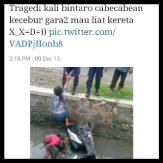 Nih gan ada kejadian baru saat kecelakaan di Bintaro