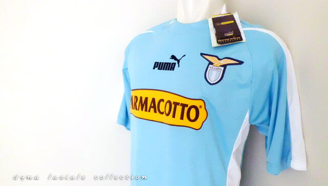 FOR SELL | LAZIO JERSEY | ORIGINAL | 2003-2004 | HOME | PARMACOTTO | BNWT