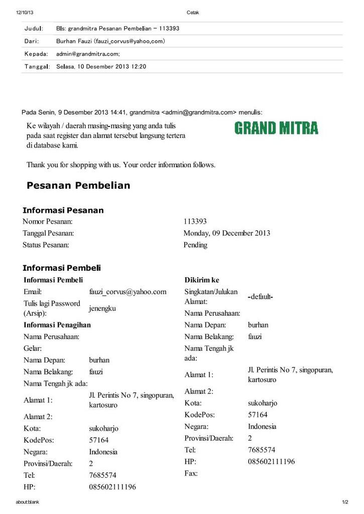 penipuan oleh akun kaskus an. ahzaabdilah pemilik web http://www.grandmitra.com/