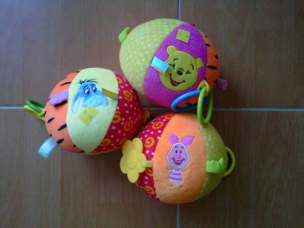 Boneka tarik, ELC stick rattle, Mothercare ring rattle