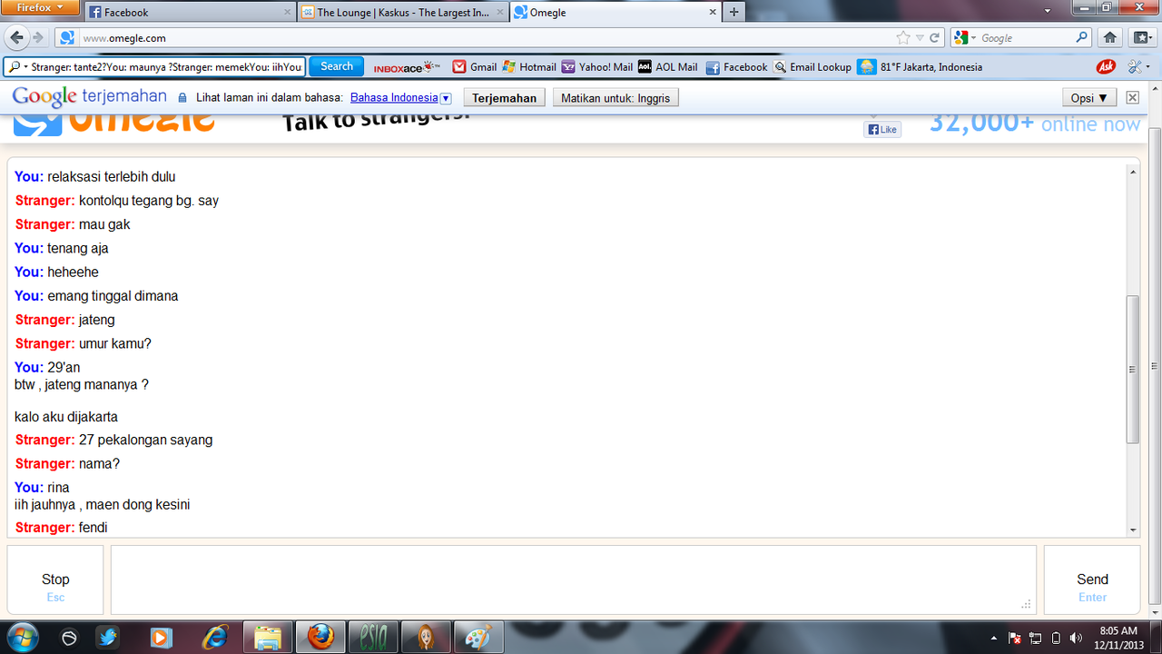 Share Chat Orang Gila yang Ngira gw Ta**e Gir**ng