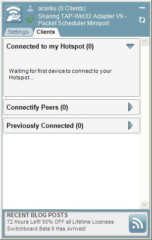 Sudah jalan conectify for win xp + ssh tapi ga bisa deteksi BB dan Tab???