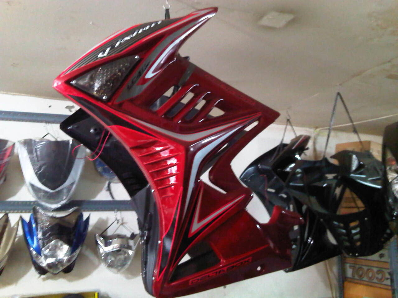 Jual SAYAP Half Fairing NEW VIXION LIGHTING Bahan PLASTIK