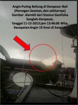 (SHARE) Angin Puting Beliung Landa Bali 11-12-13