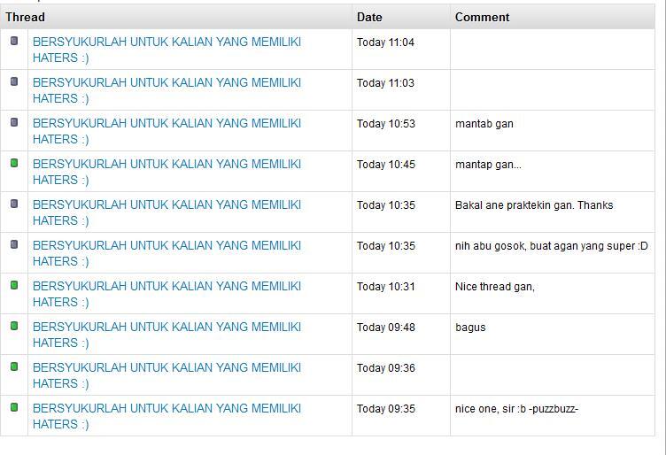 BERSYUKURLAH UNTUK KALIAN YANG MEMILIKI HATERS :)