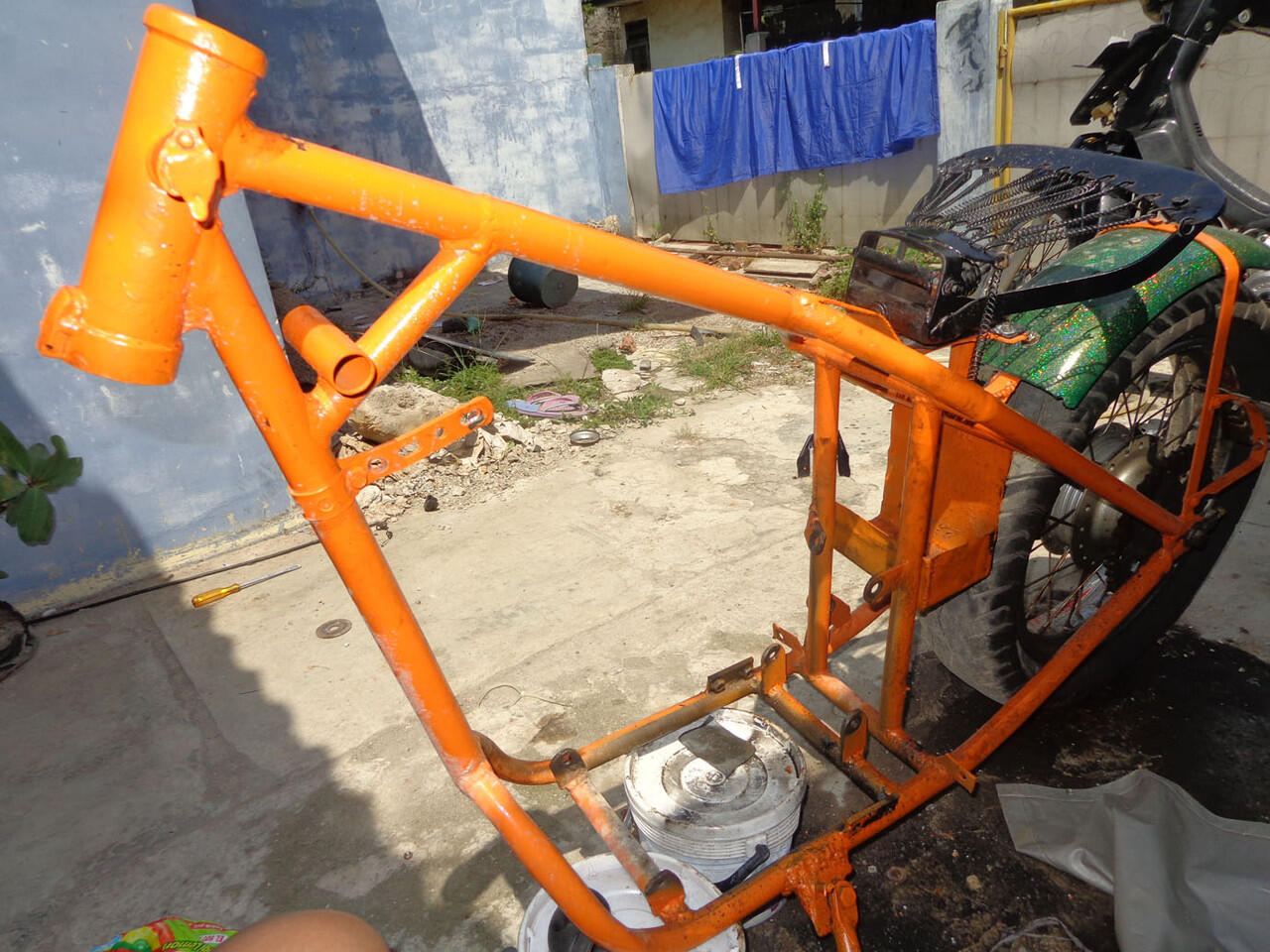 Terjual RANGKA CHOPPER RIGID KASKUS