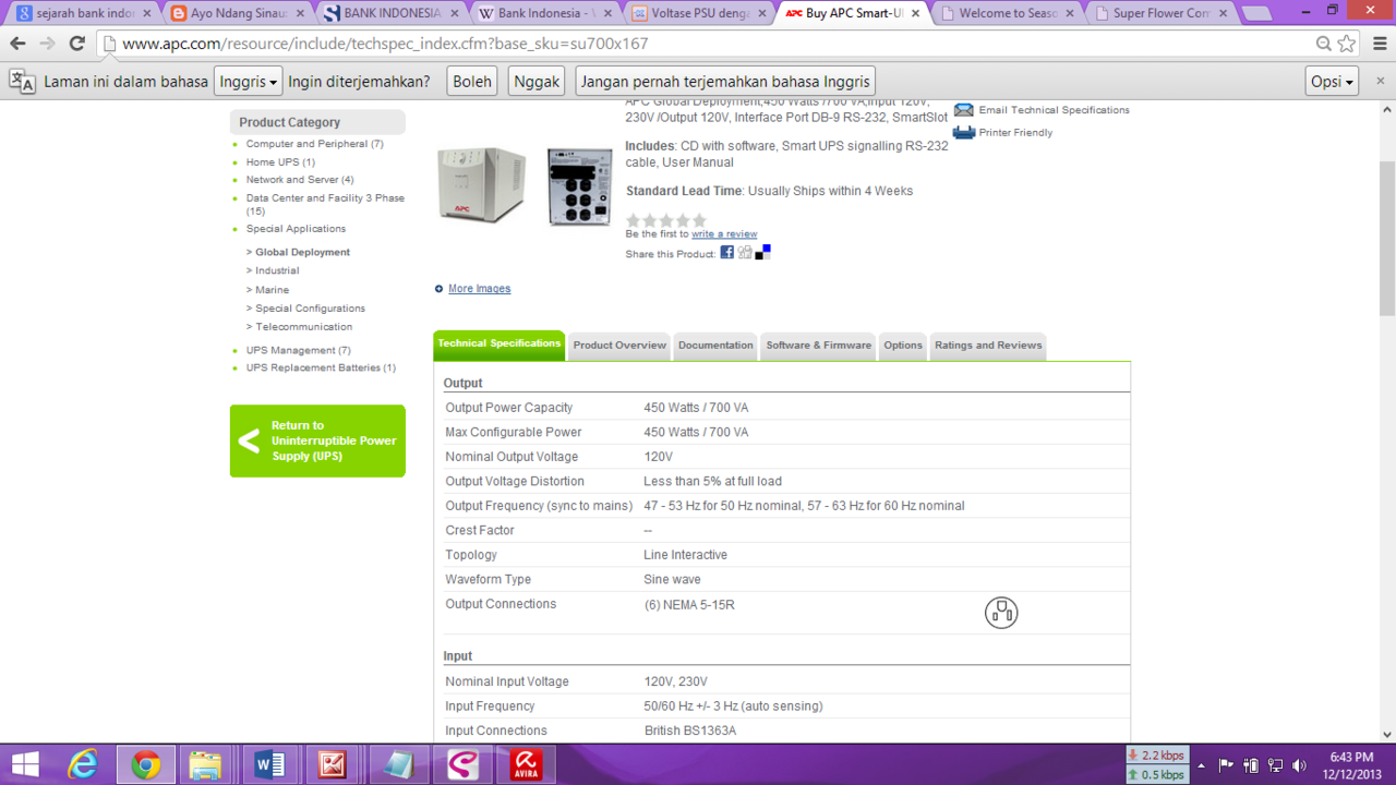 Voltase PSU dengan PSU.