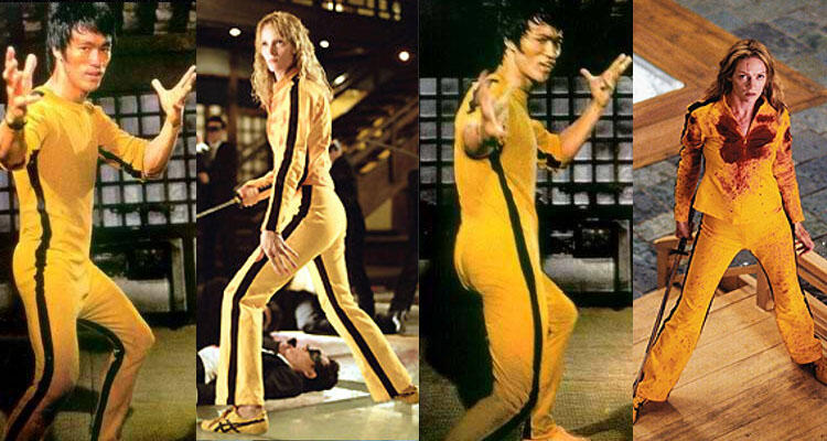 baju ketat kuning yang sangat melegenda itu di lelang gan ....(BRUCE LEE)