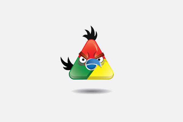 Bagaimana Jika Logo-Logo Terkenal Diubah Menjadi Angry Birds? 