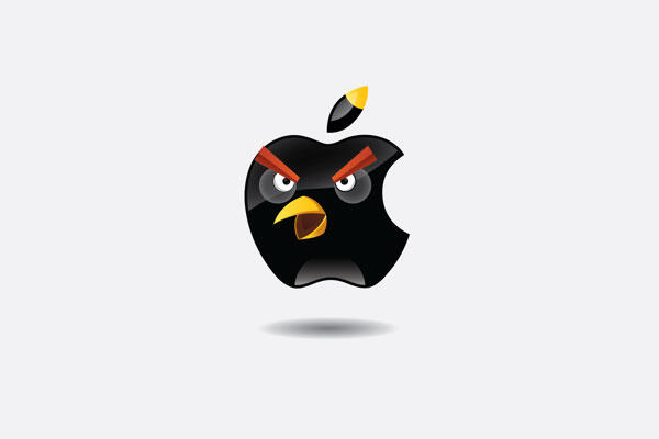 Bagaimana Jika Logo-Logo Terkenal Diubah Menjadi Angry Birds? 