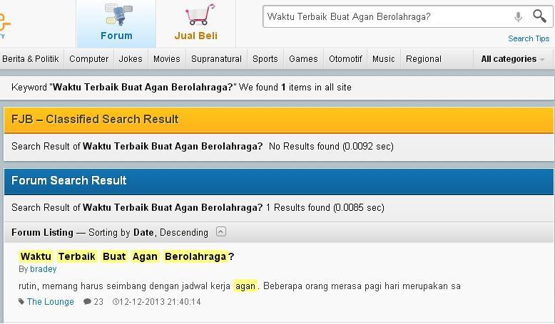 Waktu Terbaik Buat Agan Berolahraga?