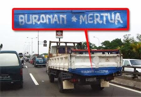 TULISAN TULISAN TRUK YG BIKIN KITA NGAKAK ..