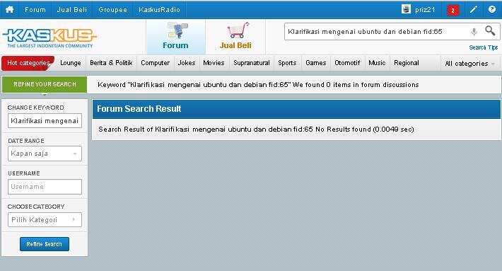 Klarifikasi Mengenai Ubuntu dan Debian