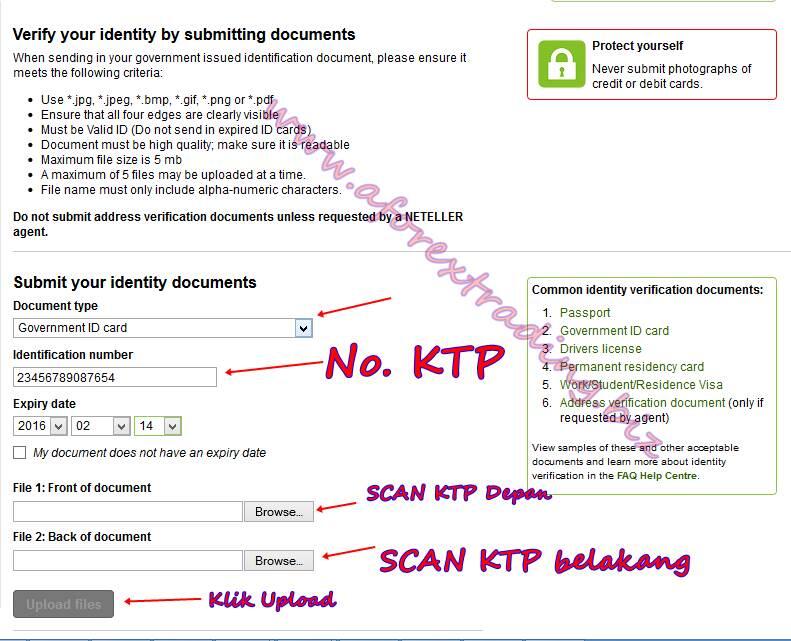 Cara Membuat Neteller Untuk Deposit Dan WD dana kepada Broker Forex