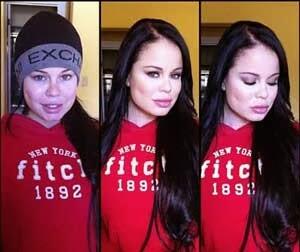 WAJAH BINTANG PORNO TAK SECANTIK SAAT MAKE UP