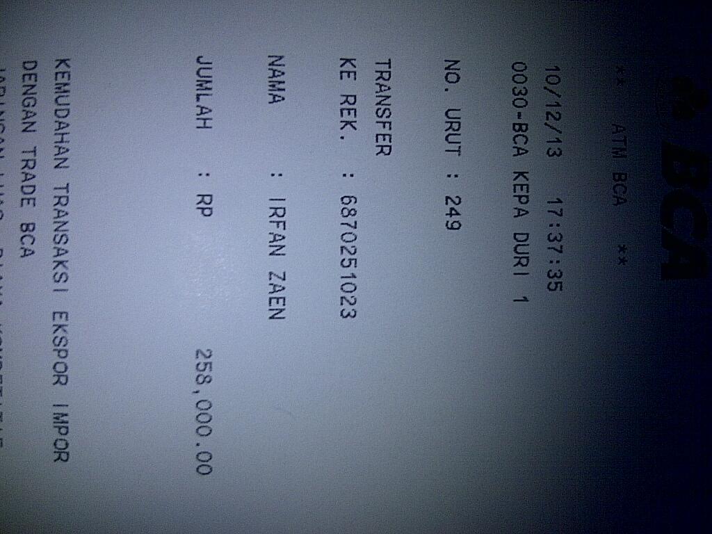 SELLER ( STRAIGHTxIRFAN ) Tidak Bertanggung Jawab