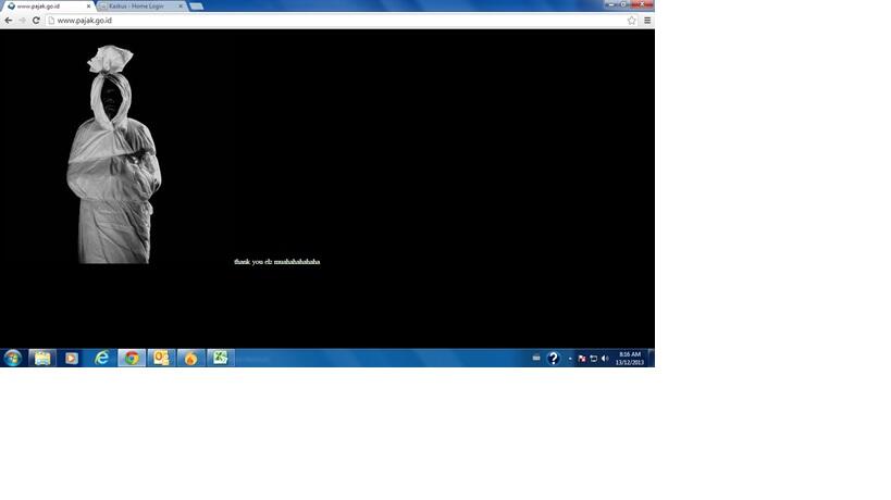 WEBSITE DIRJEN PAJAK DI HACKED GAN!!
