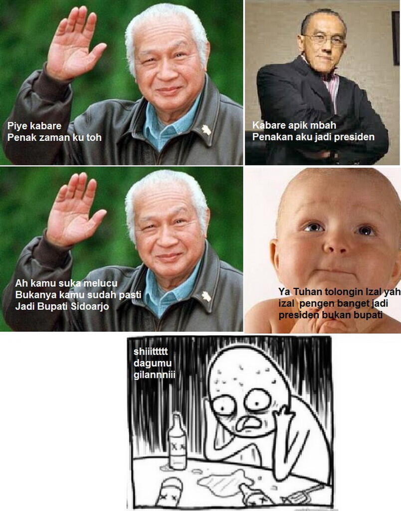 Meme iseng calon presiden