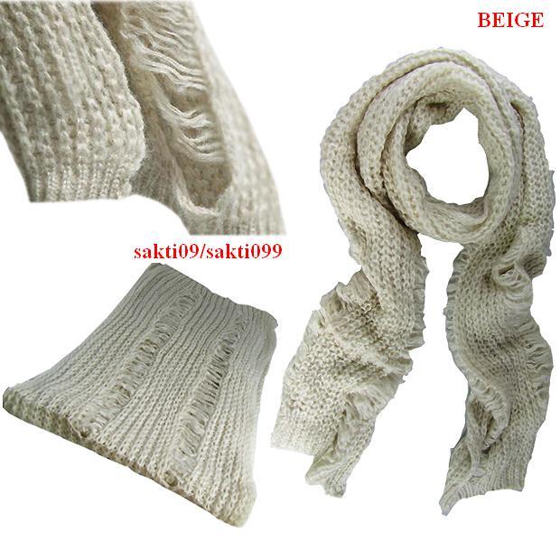WooL Scarf Handmade 100% NEW Import From KOREA Untuk WANITA