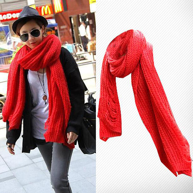 WooL Scarf Handmade 100% NEW Import From KOREA Untuk WANITA