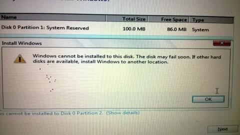 &#91;HELP&#93; tidak bisa install ulang,Windows cannot be installed to disk 0 partition