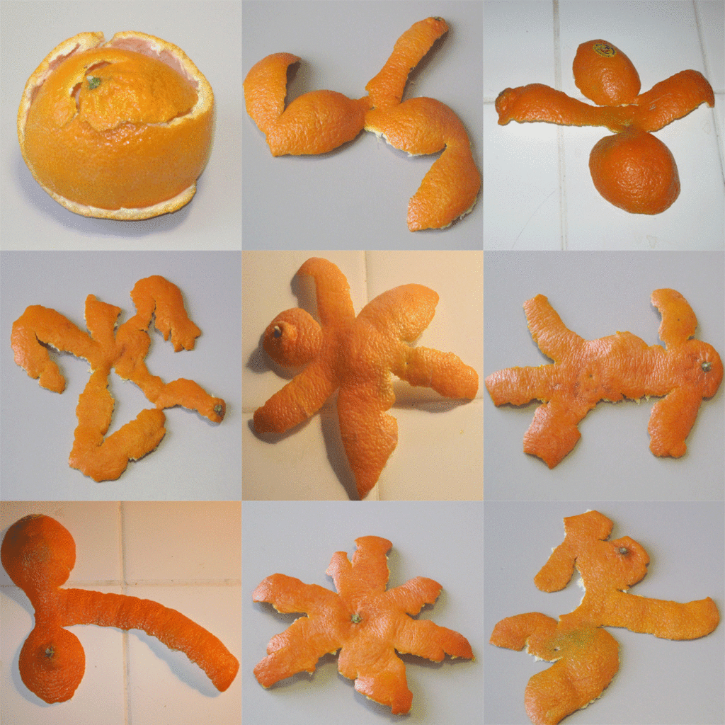Mikan Art, Seni Mengupas Kulit Jeruk