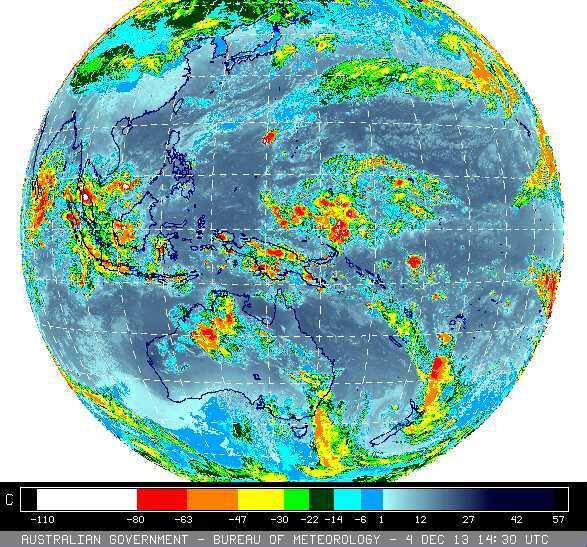 Penampakan Satelit Cuaca di Beberapa Negara