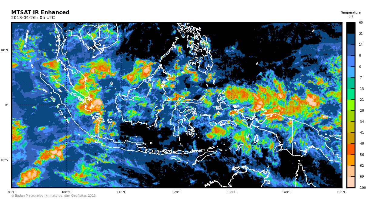 Penampakan Satelit Cuaca di Beberapa Negara