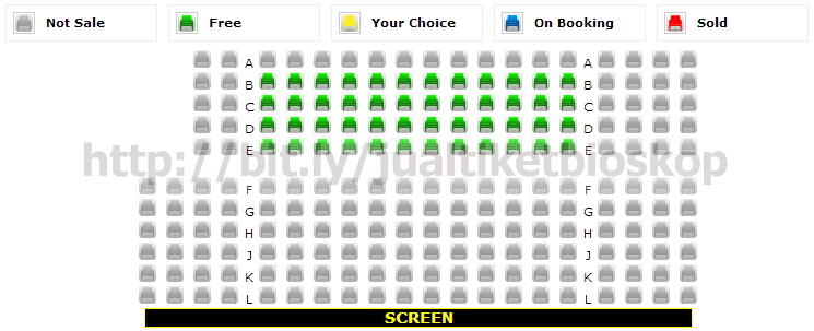 Terjual Tiket Bioskop Cinema21-CinemaXXI-IMAX 