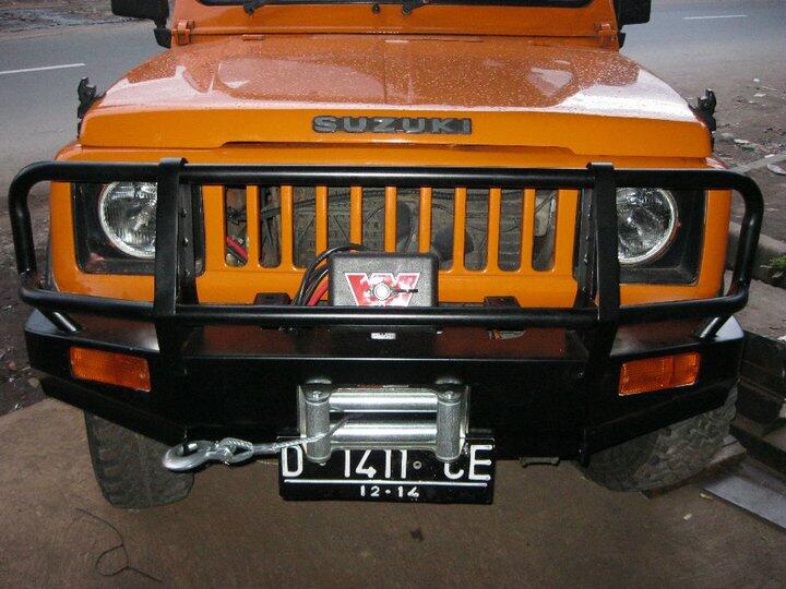 Terjual bumper bemper mobil  offroad  kumplit aksesoris  