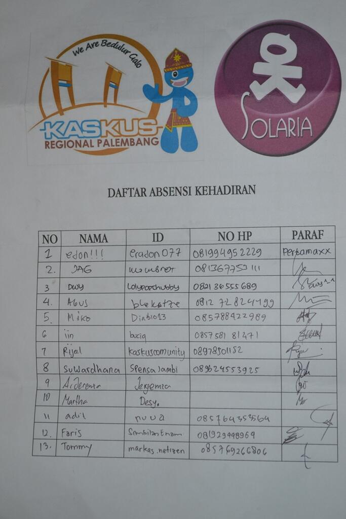 &#91;Field Report&#93; Gathering &amp; undangan makan bersama @SolariaID