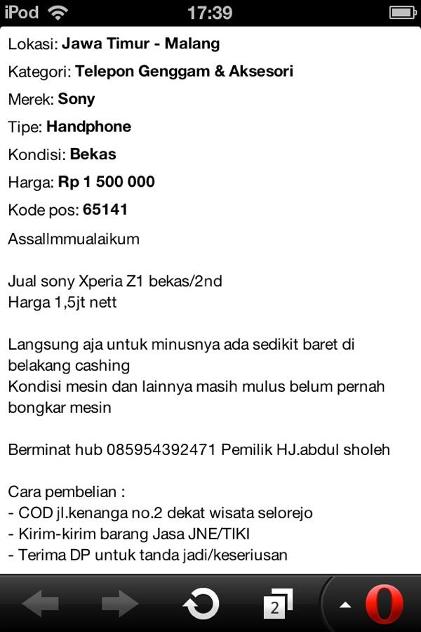 Pesan Buat Penipu