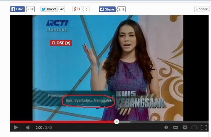 INI NICH MANUSIA YANG BIKIN GEGER DUNIA MAYA ( Kuis Kebangsaan WIN-HT )